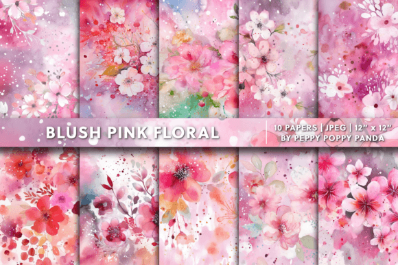 Blush Pink Floral Background Texture: A Versatile Design Element for Modern Creativity