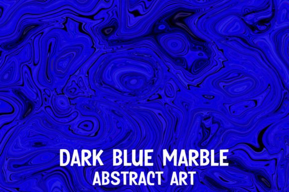 Dark Blue Marble Abstract Art JPG