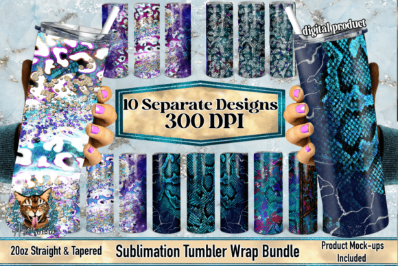 Elevate Your Sublimation Game with the Snakeskin Leopard Tumbler Wrap Bundle