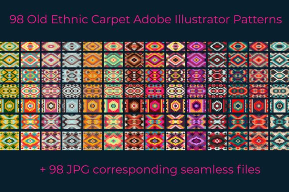 Ethnic Carpet Adobe Illustrator Patterns