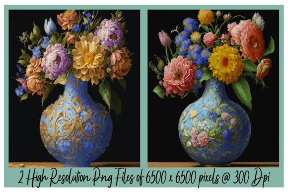 Filigreed Fantasies - Vibrant Floral Set