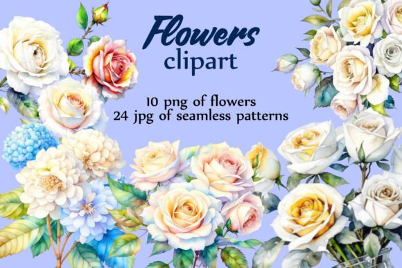 Flowers Clipart: A Versatile Tool for Designers, Crafters, and Creatives