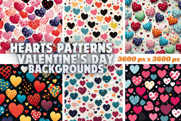 Hearts Patterns Valentine's Day