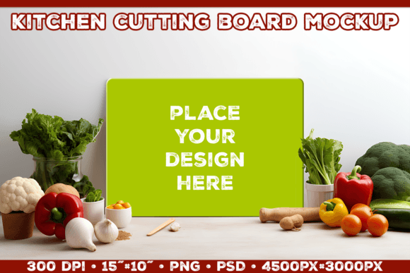 Kitchen Cutting Board Mockup: A Versatile Tool for Design and Presentation