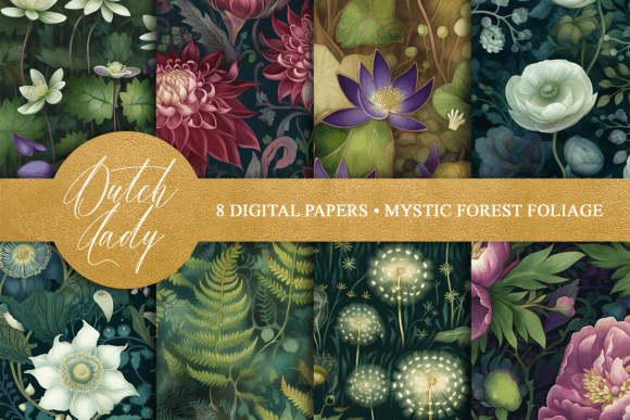 Mystic Forest Foliage Seamless Patterns: A Guide to Choosing and Using Digital Papers