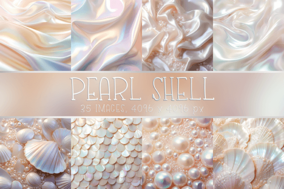 Pearl and Shell Backgrounds and Patterns: Strategic Use for Creative Projects