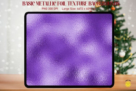 Shiny Purple Metallic Foil Texture: A Versatile Design Element for Creative Projects