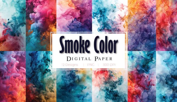 Smokey Hues Seamless Background Patterns