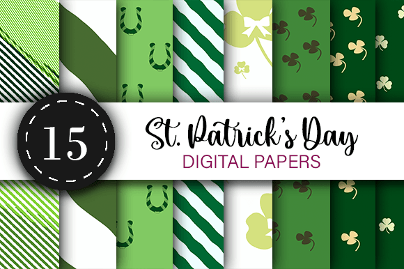 St Patrick's Day Sublimation Patterns