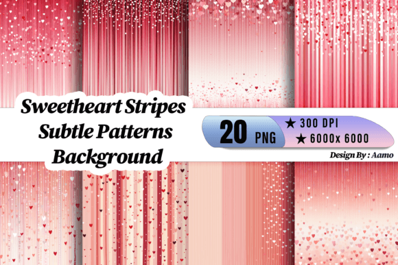 Sweetheart Stripes Subtle Patterns